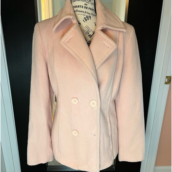 Jackets & Coats Pale Pink Wool Coat Poshmark